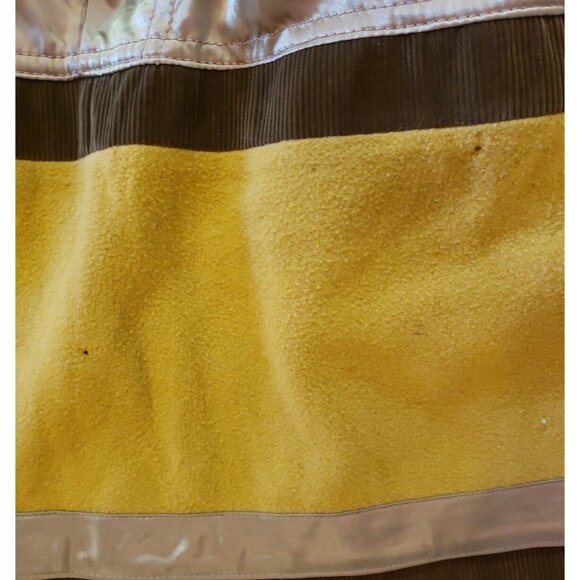 Vtg Corduroy Rancher Jacket Mens 42 Brown Faux Fur Collar Cortefiel Coat Spain - Picture 11 of 12